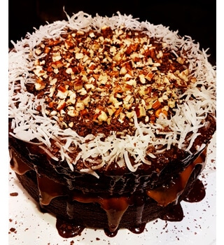 torta personalizada chocolate y adornos chosica peru